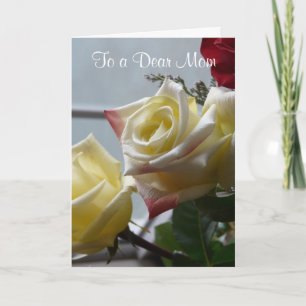 Valentinstag/Auf eine liebe Mama Gelbe Rosen Feiertagskarte