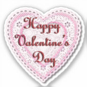 Valentinstag Aufkleber (Vorderseite)