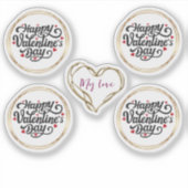 Valentinstag Aufkleber (Vorderseite)