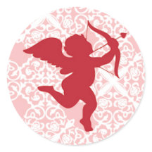 Valentinstag-Aufkleber