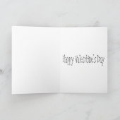 Valentinstag Australischer Schäferhund Feiertagskarte (Innenseite)