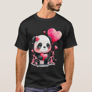 Valentinstag Baby Animal Animal Panda T-Shirt