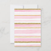 Valentinstag Baby Liebe Dusche Einladung (Rückseite)