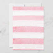 Valentinstag Babydusche Einladung (Rückseite)