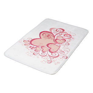 Valentinstag Badematte