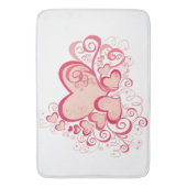 Valentinstag Badematte (Vorderseite Vertikal)