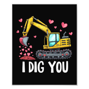Valentinstag Bagger Dirk Sie Lkw Fotodruck