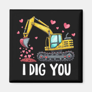Valentinstag Bagger Dirk Sie Lkw Magnet