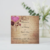 Valentinstag-Ball-Einladung Einladung (Stehend Vorderseite)