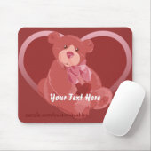 Valentinstag-Bär Mousepad (Mit Mouse)