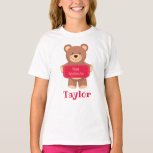 Valentinstag Bär Personalisierter T - Shirt