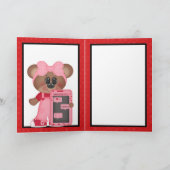 Valentinstag-Bärenkarte Feiertagskarte (Innenseite)