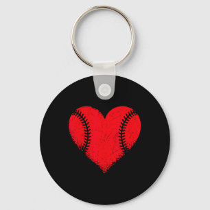 Valentinstag Baseball Heart Boys Teens Gir Schlüsselanhänger