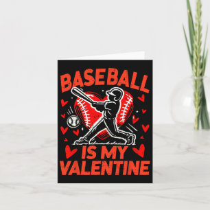 Valentinstag Baseball ist mein ValentinBaseball P Karte