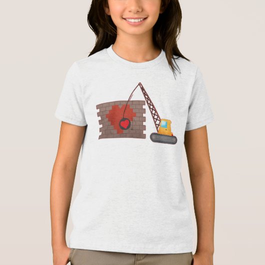 Valentinstag Baukranich Tri-Blend Shirt (Vorderseite)