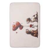 Valentinstag Beagle Hunde Badematte (Vorderseite Vertikal)