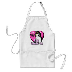 Valentinstag Beagle Schürze