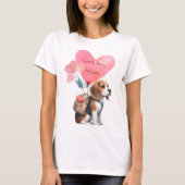 Valentinstag Beagle T - Shirt (Vorderseite)