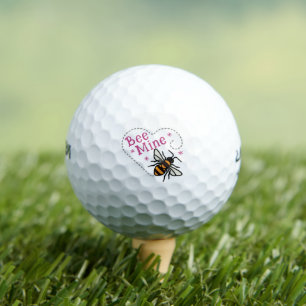 Valentinstag Bee Mine Golfball