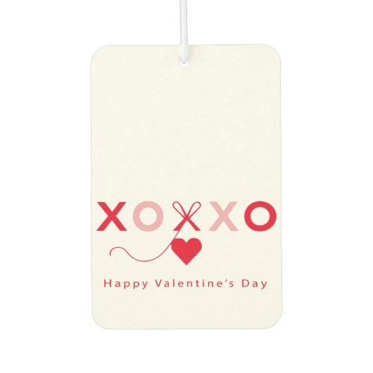 Valentinstag - Begehung der Liebe Autolufterfrischer (Vorderseite)