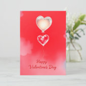 Valentinstag - Begehung der Liebe Einladung (Stehend Vorderseite)