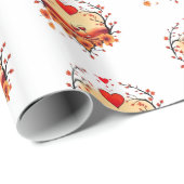 Valentinstag - Begehung der Liebe Geschenkpapier (Rolleneckpunkt)