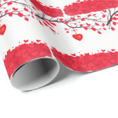 Valentinstag - Begehung der Liebe Geschenkpapier (Rolleneckpunkt)