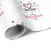 Valentinstag - Begehung der Liebe Geschenkpapier (Rolleneckpunkt)