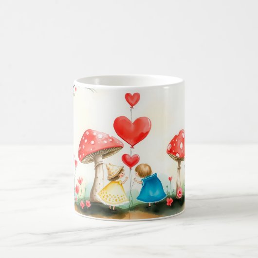 Valentinstag - Begehung der Liebe Kaffeetasse (Mittel)