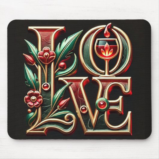 Valentinstag - Begehung der Liebe Mousepad (Vorne)