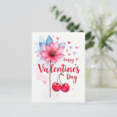 Valentinstag - Begehung der Liebe Postkarte (Stehend Vorderseite)