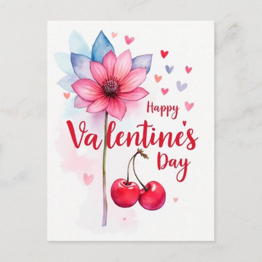 Valentinstag - Begehung der Liebe Postkarte (Vorderseite)
