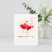 Valentinstag - Begehung der Liebe Postkarte (Stehend Vorderseite)