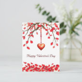 Valentinstag - Begehung der Liebe Postkarte (Stehend Vorderseite)