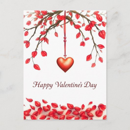 Valentinstag - Begehung der Liebe Postkarte (Vorderseite)