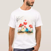 Valentinstag - Begehung der Liebe T-Shirt (Vorderseite)