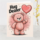 Valentinstag bei Hug Dealer Gruß Karte (Gelbe Blume)