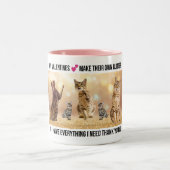 Valentinstag Bengalische Liebe Tasse (Mittel)