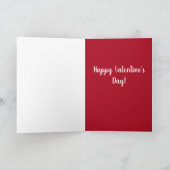 Valentinstag Bernese Mountain Dog Karte (Innenseite)