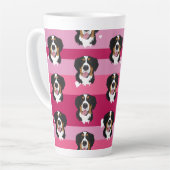 Valentinstag Bernese Mountain Dog Milchtasse (Linke Ecke)