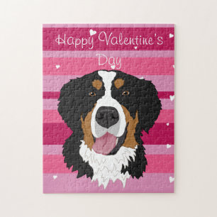 Valentinstag Bernese Mountain Dog Puzzle
