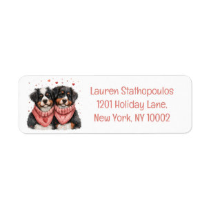 Valentinstag Bernese Mountain Hunde