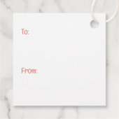 Valentinstag Bernese Mountain Hunde Geschenkanhänger (Rückseite)