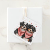 Valentinstag Bernese Mountain Hunde Geschenkanhänger (Beispiel)