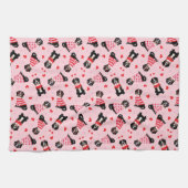 Valentinstag Bernese Mountain Hunde Geschirrtuch (Horizontal)