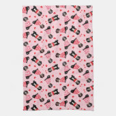 Valentinstag Bernese Mountain Hunde Geschirrtuch (Vertikal)