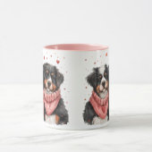 Valentinstag Bernese Mountain Hunde Tasse (Zentrum)