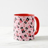 Valentinstag Bernese Mountain Hunde Tasse (VorderseiteRechts)