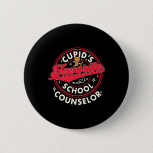 Valentinstag Betreuer Cupids Lieblingsschule Button