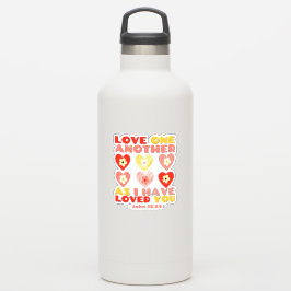 Valentinstag Bible Verse: John 12:34 Aufkleber